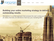 Tablet Screenshot of abagada.com